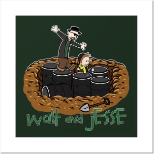 Walt and Jesse Posters and Art